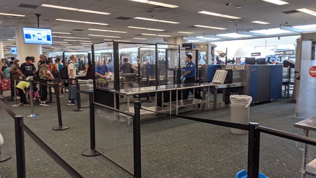 TSA check in line