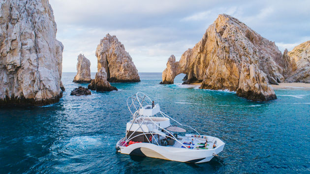 yoga boat, charter boats, boat excursions, Los Arcos, Los Cabos