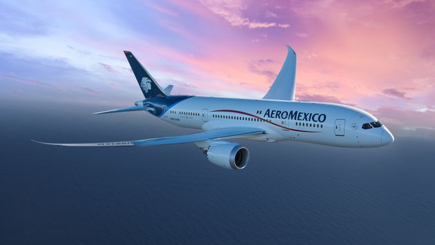 Aeroméxico atenderá algunos vuelos desde la capital del país hacia Cancún y Tijuana con sus aviones Boeing 787 Dreamliner