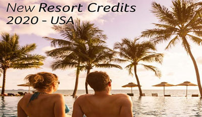 NEW! Resort Credits Offer for 2020