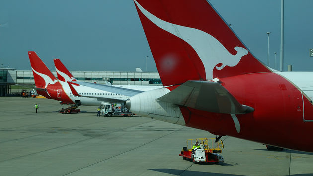 Australia, plane, Qantas