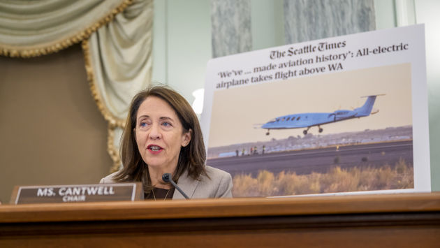 U.S. Senator Maria Cantwell delivers remarks at Commerce Subcommittee hearing.