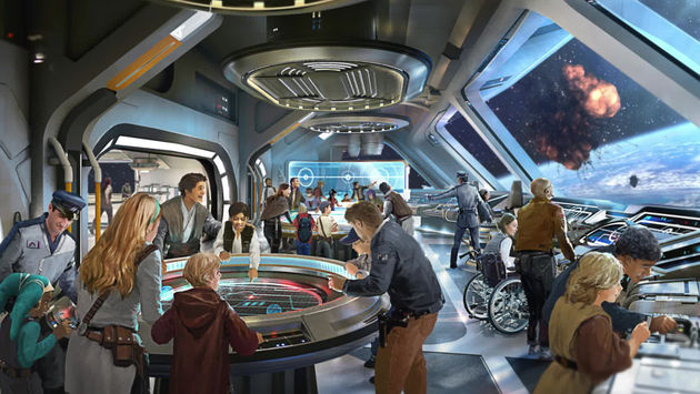 Artist rendering of the new Star Wars Hotel at Walt Disney World Resort.