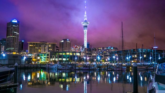 Night View at Sky Tower, Auckland
