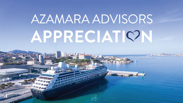 Azamara, advisors, appreciation, incentives, offers, programs