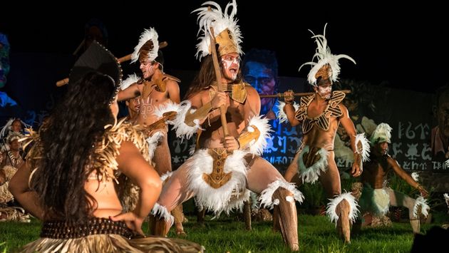 Tapati celebration on Rapa Nui, also known as Easter Island, Chile.
