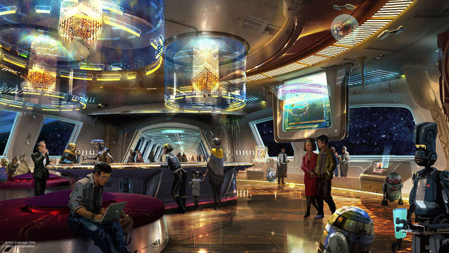 Disney Star Wars-themed resort rendering