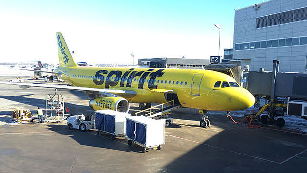 Spirit Airbus A320 Minneapolis–Saint Paul International Airport