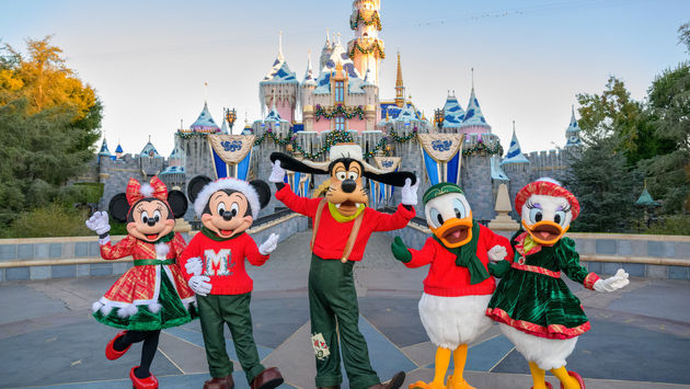 Christmas at Disneyland Resort, Mickey, Castle