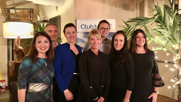 The Club Med Management Team At Their 2019-2020 Launch Event in Toronto