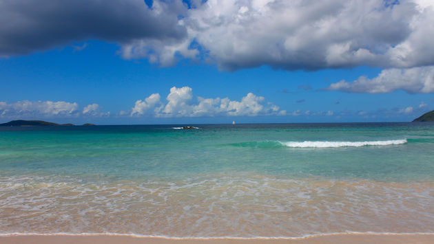Smuggler's Cove Beach on Tortola in the British Virgin Islands