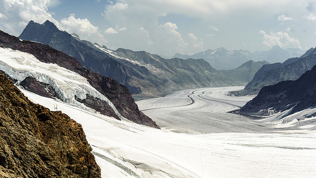 Switzerland's Aletsch glacier