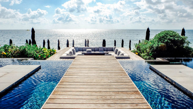 NIZUC Resort and Spa Cancun pool shoreline sun