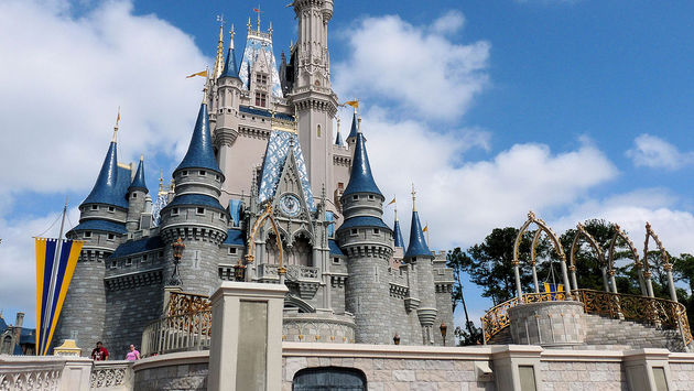 Cinderella's Castle, Magic Kingdom, Disney World.