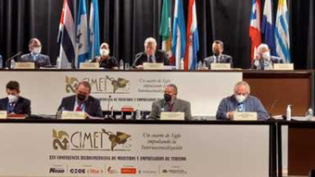 El titular de Sectur, Miguel Torruco Marqués, participó en la XXV Conferencia Iberoamericana de Ministros y Empresarios de Turismo. (Foto: via Sectur).