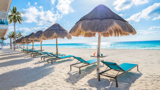 Beach chairs at Panama Jack Resorts Cancun