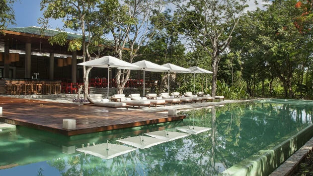The Explorean Cozumel All-Inclusive Resort combines luxury with jungle adventure. (Photo courtesy of La Coleccion Resorts by Fiesta Americana).