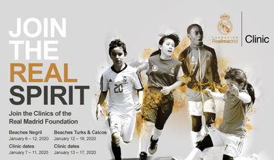 Don’t miss the Real Madrid Foundation Clinics at Beaches Resorts