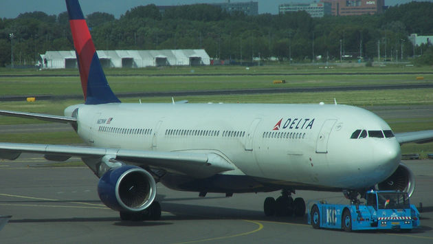 Delta Air Lines Airbus A330-323X Schiphol Airport Amsterdam