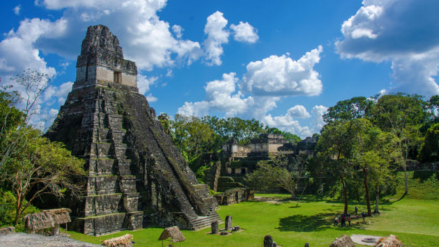 Tikal, in Guatemala, is one of the great treasures of the Mayan World.(Photo via: SimonDannhauer/iStock/Getty Images Plus).