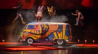 Cirque du Soleil performance at The Mirage