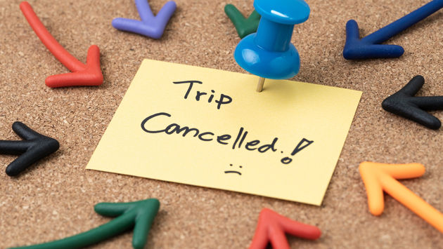 Vacations cancelled due to COVID-19.