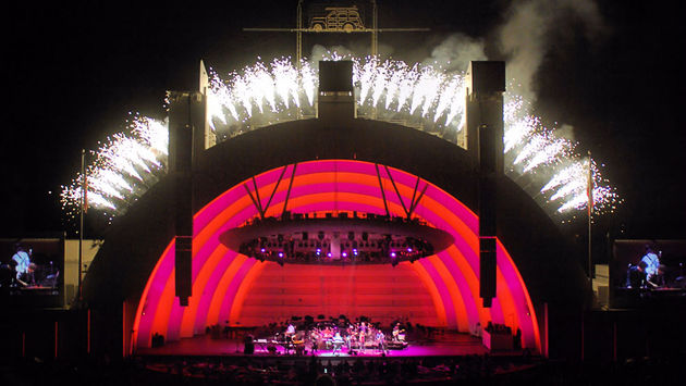 The Los Angeles Philharmonic plays the Brian Wilson concert at The Hollywood Bowl