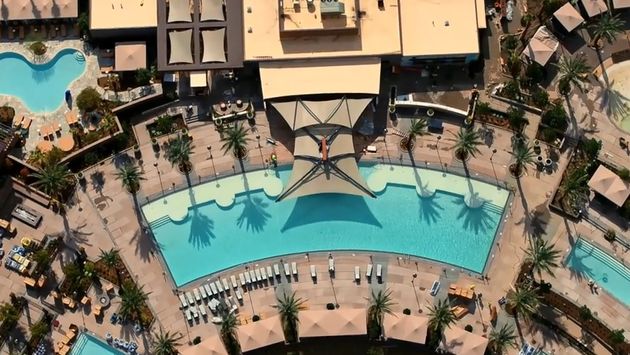 The Cove, a new pool complex at Pechanga Resort Casino