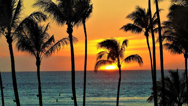 Sunset, Maui, Hawaii, Hawai'i