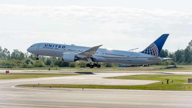 United Airlines' Boeing 787-9 Dreamliner
