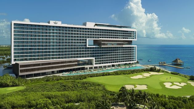 Aerial view of Dreams Vista Cancun Golf & Spa Resort