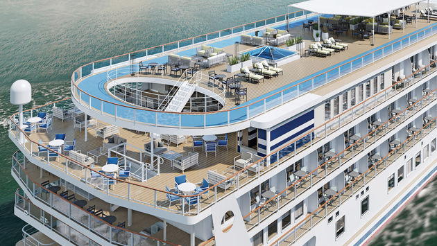 The Skywalk on American Cruise Lines' modern riverboats.