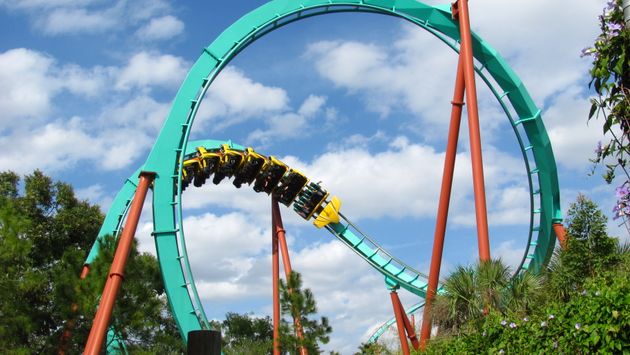 roller coaster, Busch Gardens, Tampa Bay, theme park