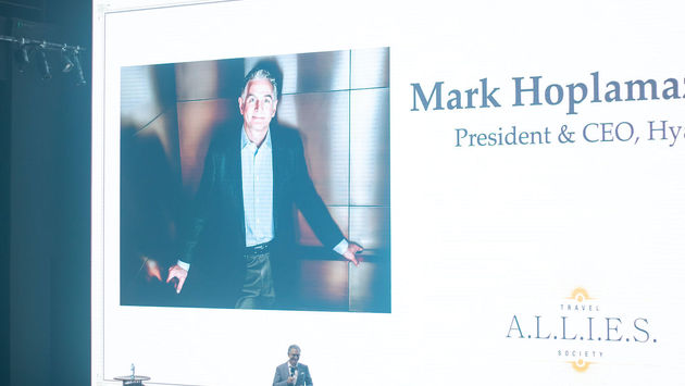 Hyatt Hotels CEO Mark Hoplamazian at ALLIES symposium
