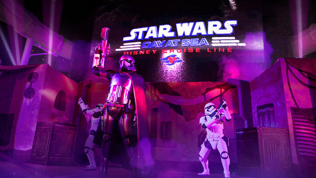 The “Summon the Force” deck party, part of Star Wars Day at Sea
