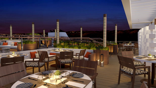 Viking Mississippi's Aquavit Terrace will offer the most outdoor dining options on the Mississippi