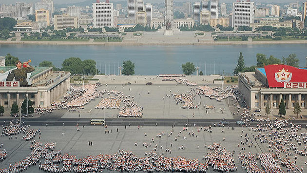 Kim Il-sung Square. Pyongyang, North Korea