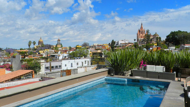A view from Hotel Nena in Guanajuato, Mexico