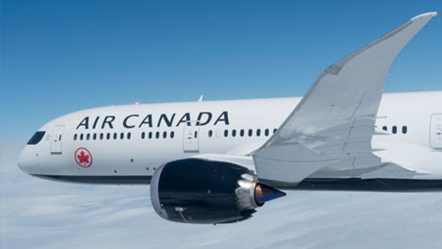 Boeing 787 Dreamliner de Air Canada.
