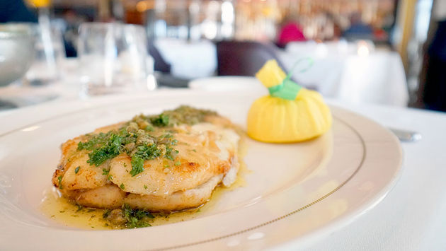 Dover Sole Meuniere, The Grill by Thomas Keller, Seabourn Encore, Seabourn, cruise