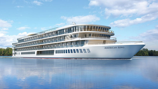 American Cruise Lines' American Song rendering