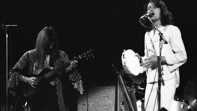 Steve Howe and Jon Anderson of Yes in the classic years