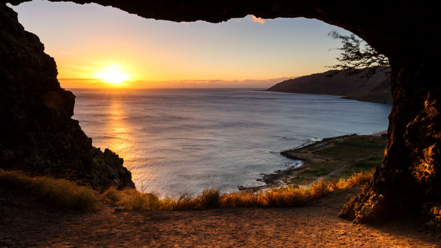 Kaneana Cave is located on Oahu's west side.