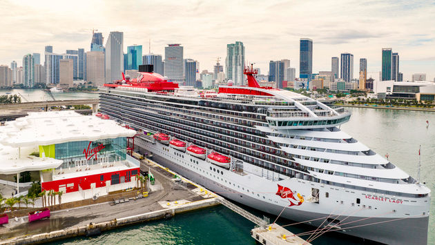 Virgin Voyages' new cruise terminal at PortMiami