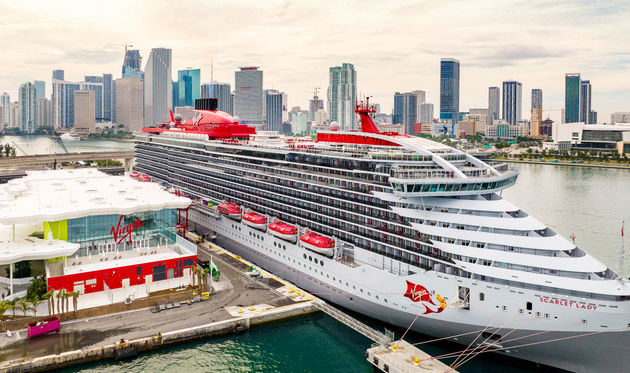 Virgin Voyages' new cruise terminal at PortMiami