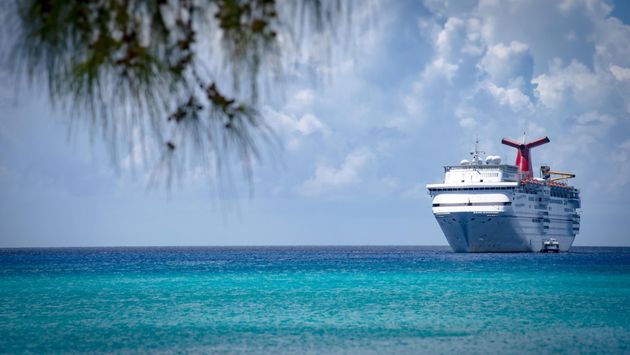 Carnival cruise ship in the Caribbean.