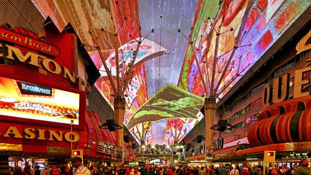 The Fremont Street Experience, Downtown Las Vegas, Viva Vision, digital, canopy, screen, display, LED