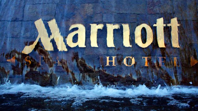 Marriott sign.