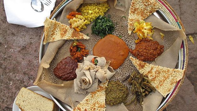 Ethiopian injera bread