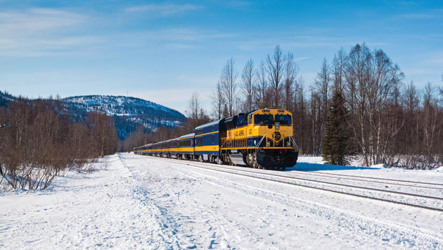 Alaska Railroad train